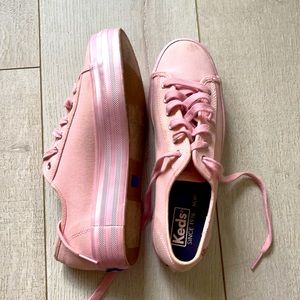 Pink keds sneakers size 6 1/2